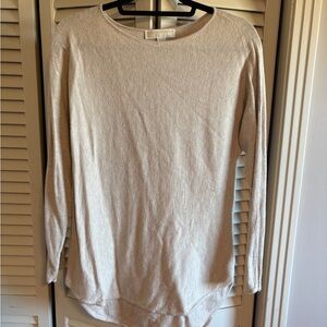 Michael Kors Beige Long Sleeve Top